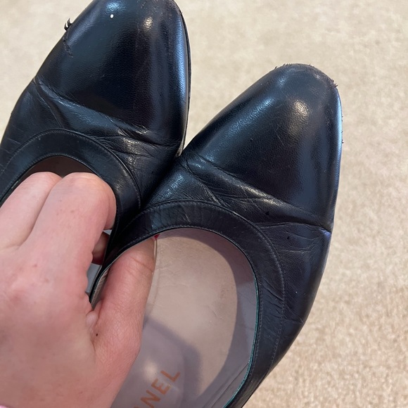 Vintage used authentic Chanel loafers - Picture 9 of 16